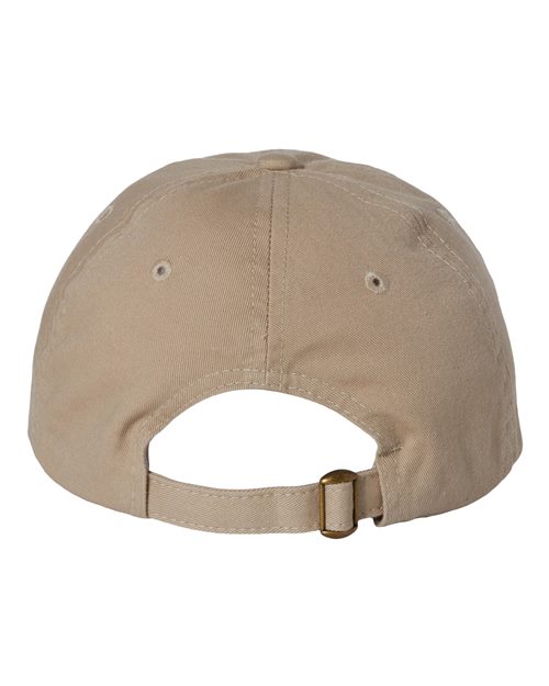 Valucap VC300A Bio-Washed Classic Dad Hat - Khaki - back