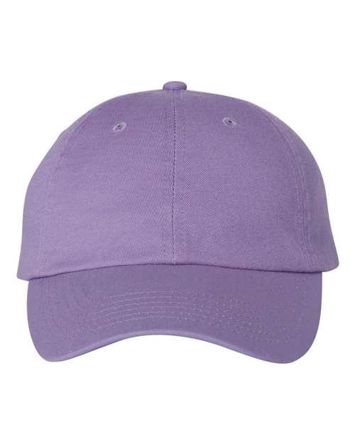 Valucap VC300A Bio-Washed Classic Dad Hat - Lavender - front