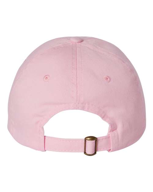 Valucap VC300A Bio-Washed Classic Dad Hat - Light Pink - back