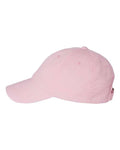 Valucap VC300A Bio-Washed Classic Dad Hat - Light Pink - side