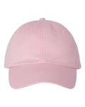 Valucap VC300A Bio-Washed Classic Dad Hat - Light Pink - front
