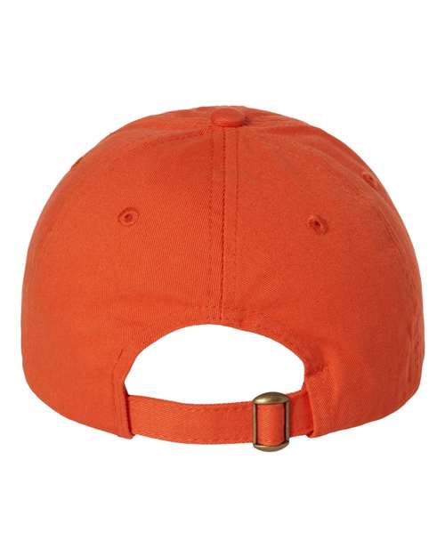 Valucap VC300A Bio-Washed Classic Dad Hat - Orange - back