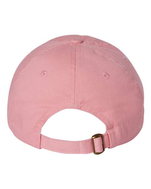 Valucap VC300A Bio-Washed Classic Dad Hat - Pink - back