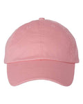 Valucap VC300A Bio-Washed Classic Dad Hat - Pink - front