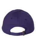 Valucap VC300A Bio-Washed Classic Dad Hat - Purple - back