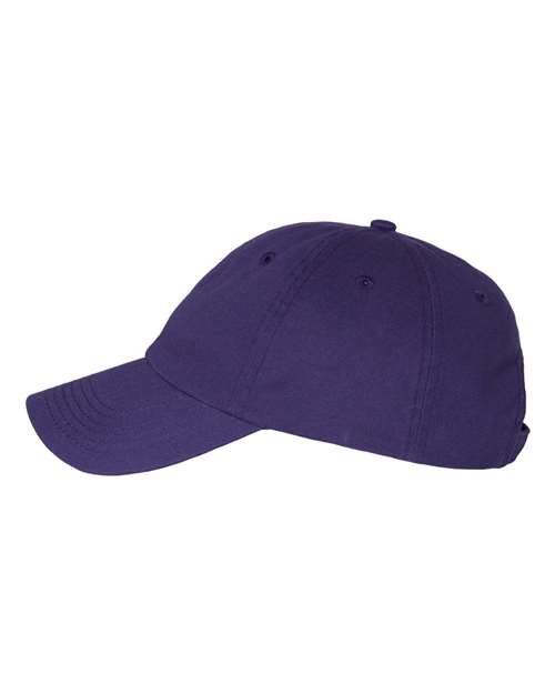 Valucap VC300A Bio-Washed Classic Dad Hat - Purple - side