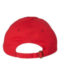Valucap VC300A Bio-Washed Classic Dad Hat - Red - back