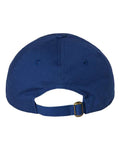 Valucap VC300A Bio-Washed Classic Dad Hat - Royal - back
