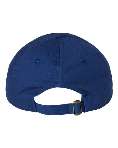 Valucap VC300A Bio-Washed Classic Dad Hat - Royal - back