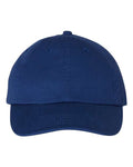 Valucap VC300A Bio-Washed Classic Dad Hat - Royal - front
