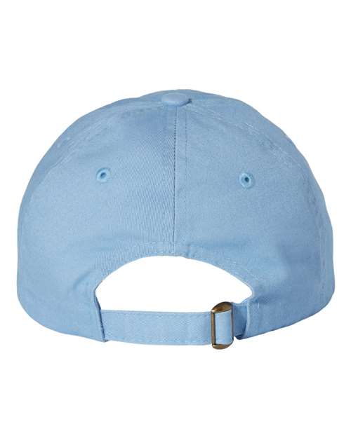Valucap VC300A Bio-Washed Classic Dad Hat - Sky Blue - back