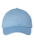 Valucap VC300A Bio-Washed Classic Dad Hat - Sky Blue - front