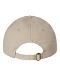 Valucap VC300A Bio-Washed Classic Dad Hat - Stone - back