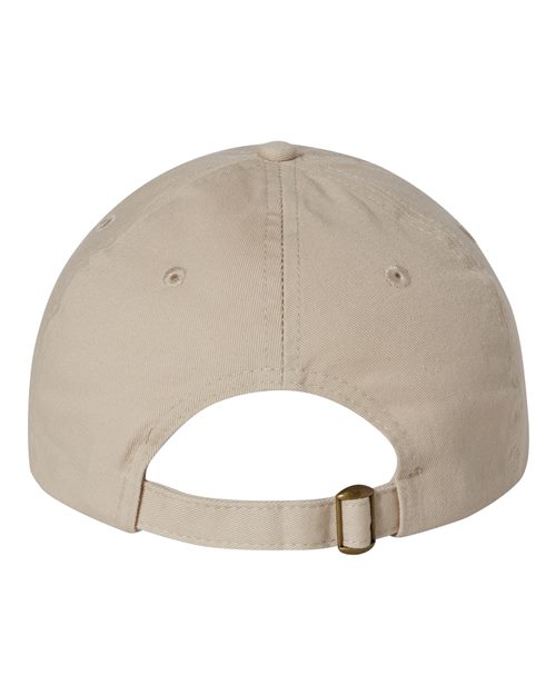 Valucap VC300A Bio-Washed Classic Dad Hat - Stone - back