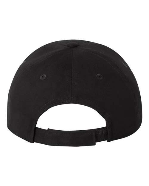 Valucap VC200 Brushed Twill Cap - Black - back