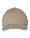 Valucap VC200 Brushed Twill Cap - Khaki - front
