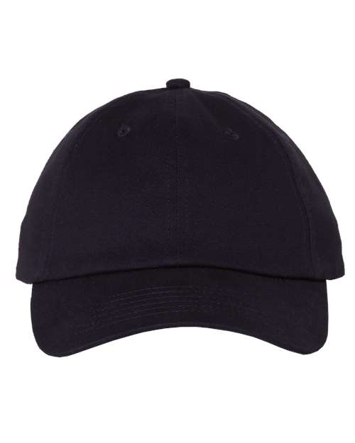 Valucap VC200 Brushed Twill Cap - Navy - front