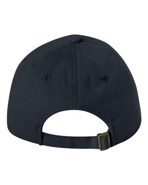 Valucap 9610 Heavy Brushed Twill Unstructured Cap - Navy - back