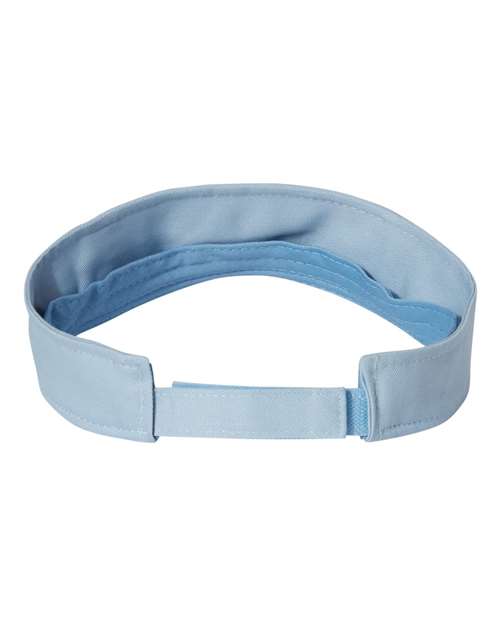 Valucap VC500 Bio-Washed Visor - Baby Blue - back
