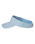 Valucap VC500 Bio-Washed Visor - Baby Blue - side