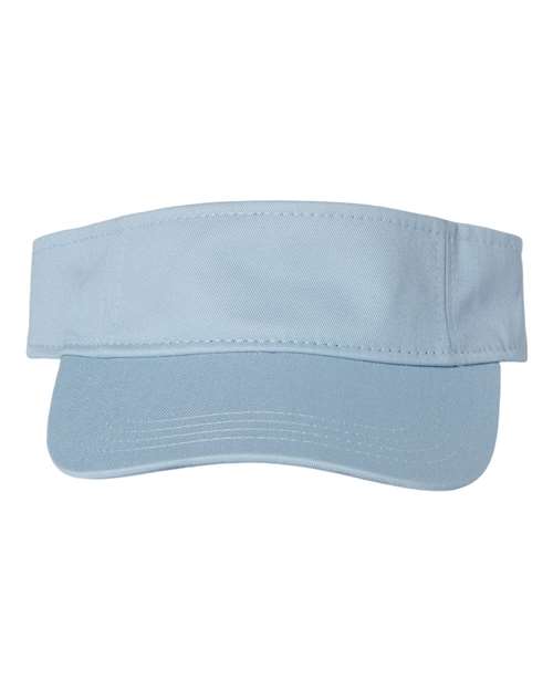 Valucap VC500 Bio-Washed Visor - Baby Blue - front