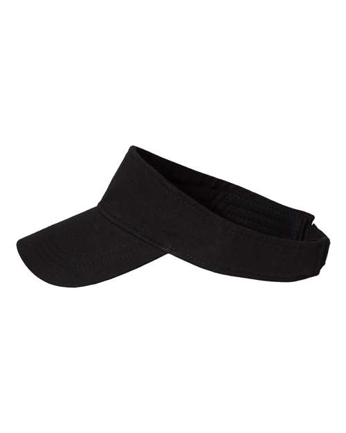Valucap VC500 Bio-Washed Visor - Black - side