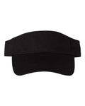 Valucap VC500 Bio-Washed Visor - Black - front