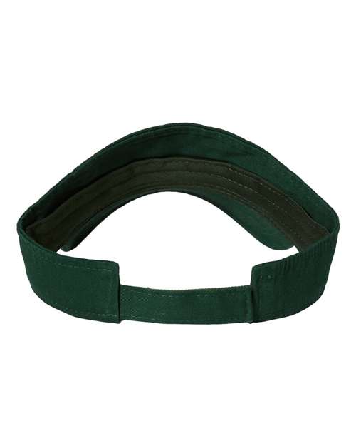 Valucap VC500 Bio-Washed Visor - Forest - back