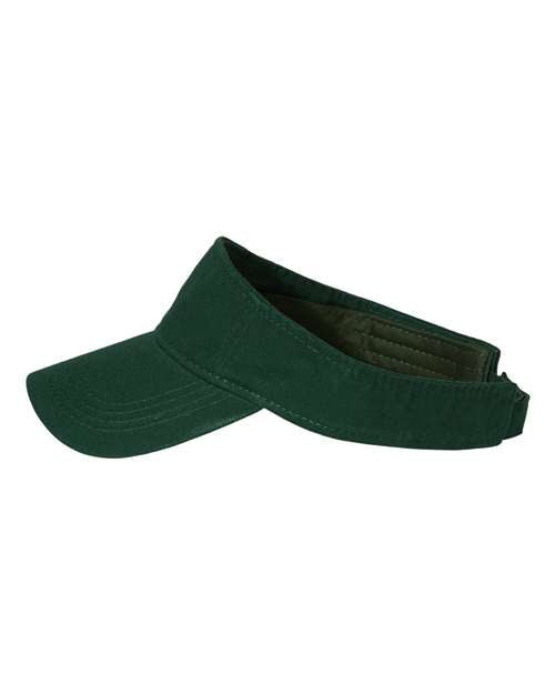 Valucap VC500 Bio-Washed Visor - Forest - side