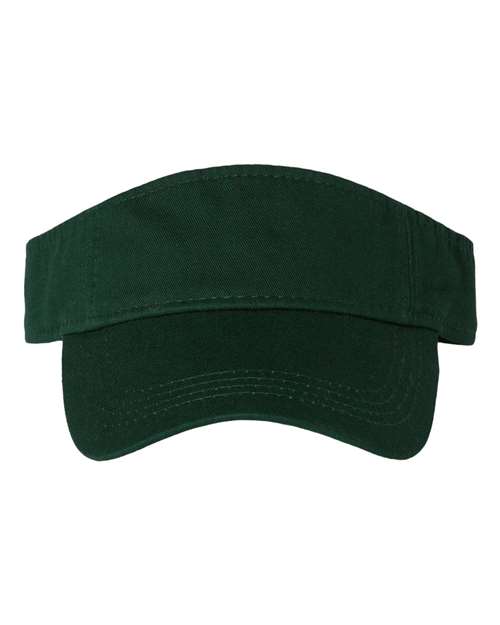 Valucap VC500 Bio-Washed Visor - Forest - front