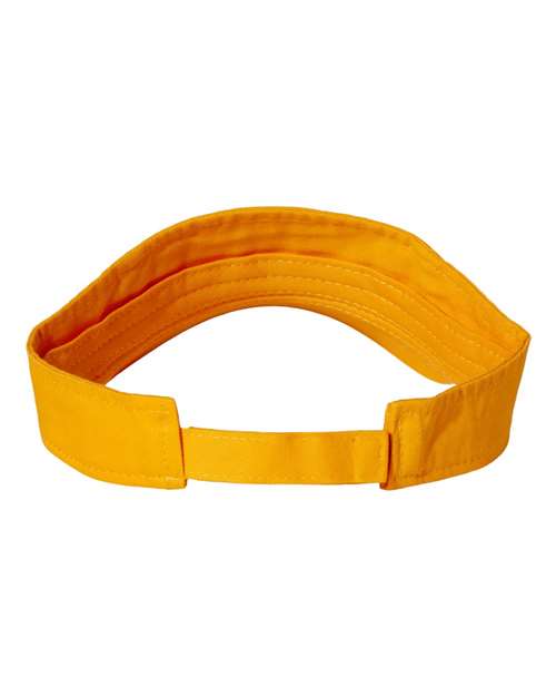 Valucap VC500 Bio-Washed Visor - Gold - back