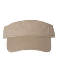 Valucap VC500 Bio-Washed Visor - Khaki - front