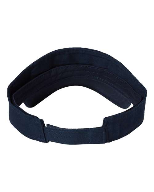 Valucap VC500 Bio-Washed Visor - Navy - back