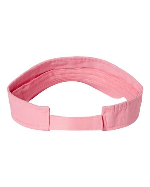 Valucap VC500 Bio-Washed Visor - Pink - back
