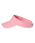 Valucap VC500 Bio-Washed Visor - Pink - side