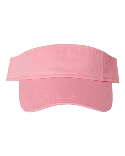 Valucap VC500 Bio-Washed Visor - Pink - front