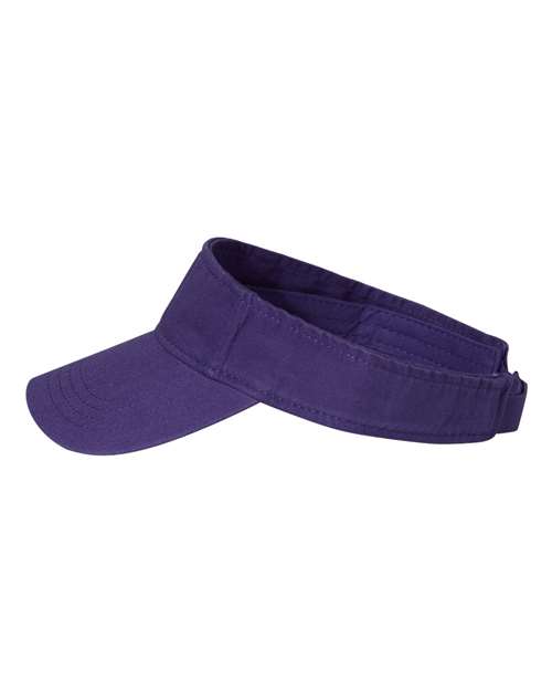 Valucap VC500 Bio-Washed Visor - Purple - side
