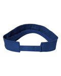 Valucap VC500 Bio-Washed Visor - Royal Blue - back
