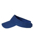 Valucap VC500 Bio-Washed Visor - Royal Blue - side