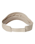 Valucap VC500 Bio-Washed Visor - Stone - back