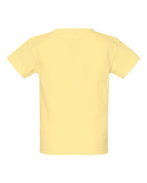 Rabbit Skins 3401 Infant Cotton Jersey Tee - Banana - back