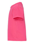 Rabbit Skins 3401 Infant Cotton Jersey Tee - Hot Pink - side