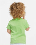 Rabbit Skins 3401 Infant Cotton Jersey Tee - Key Lime - model back