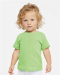 Rabbit Skins 3401 Infant Cotton Jersey Tee - Key Lime - model front