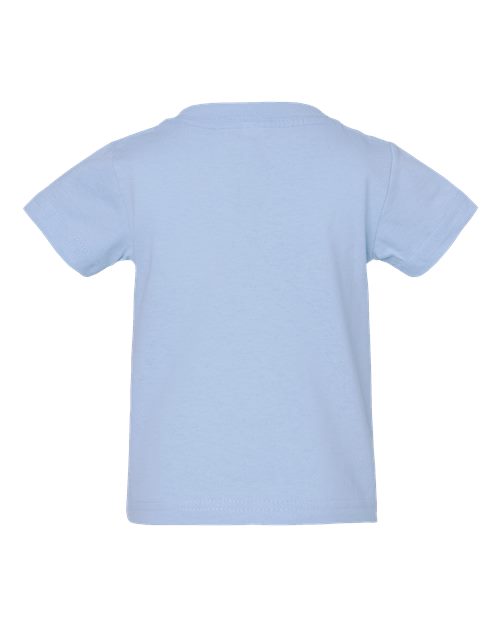 Rabbit Skins 3401 Infant Cotton Jersey Tee - Light Blue - back