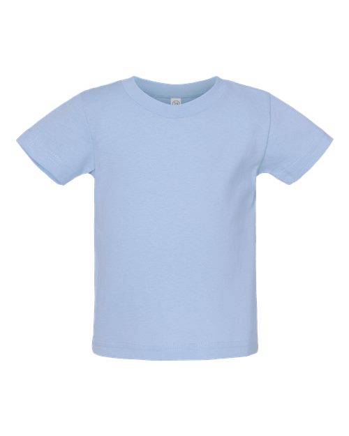 Rabbit Skins 3401 Infant Cotton Jersey Tee - Light Blue - front