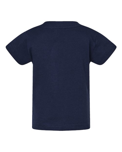 Rabbit Skins 3401 Infant Cotton Jersey Tee - Navy - back