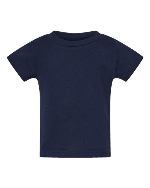 Rabbit Skins 3401 Infant Cotton Jersey Tee - Navy - front
