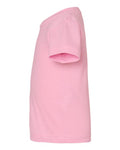 Rabbit Skins 3401 Infant Cotton Jersey Tee - Pink - side