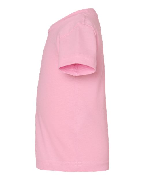 Rabbit Skins 3401 Infant Cotton Jersey Tee - Pink - side